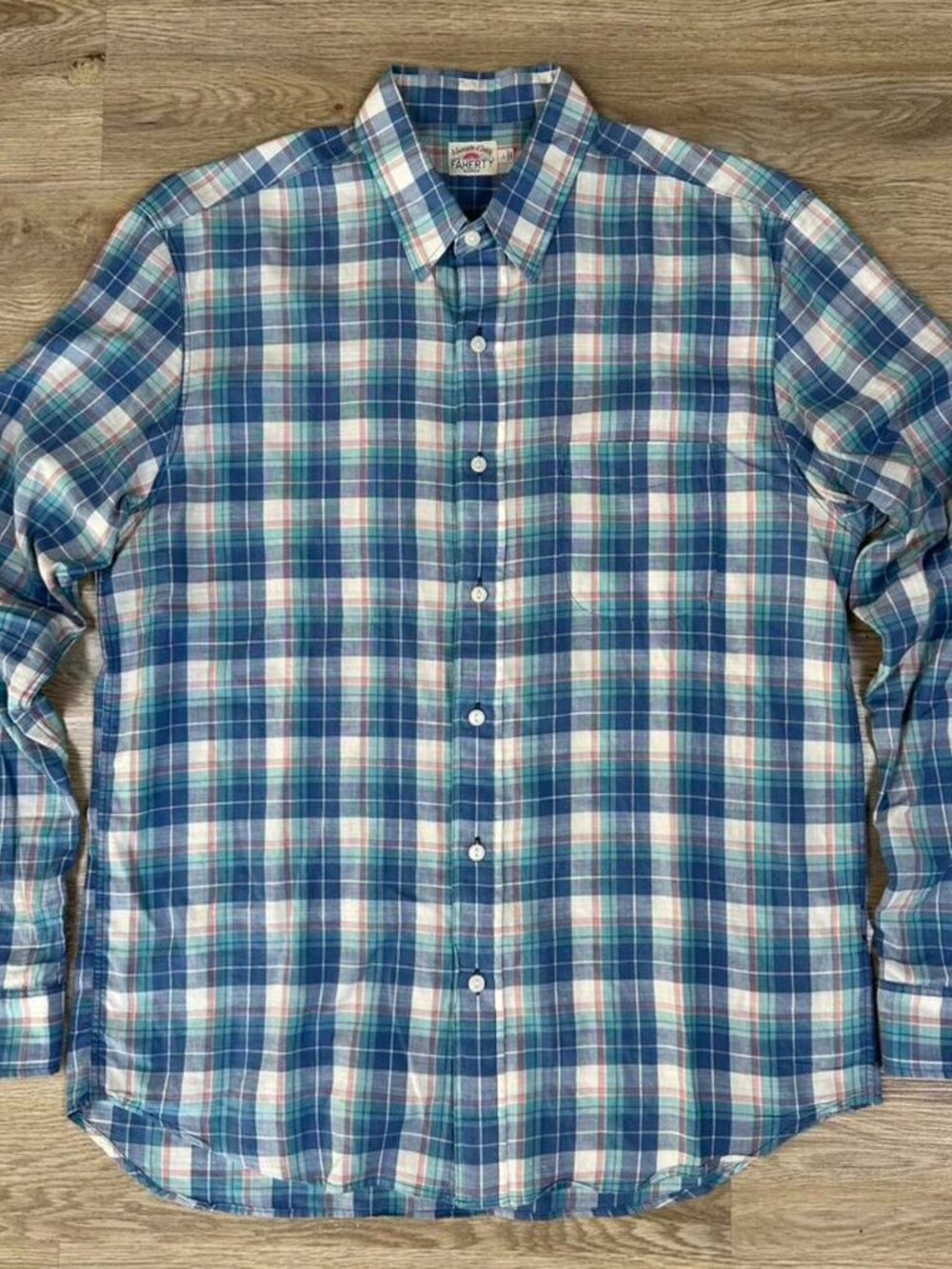Faherty Cotton Button Up Shirt